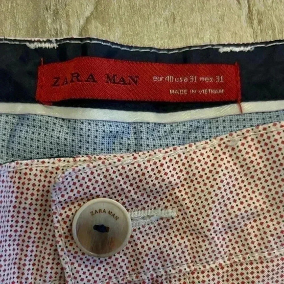 Zara  Men’s Pink Shorts - Picture 2 of 8